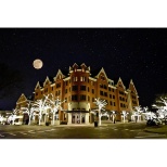 The Townsend Hotel at night