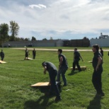 Cornhole Tournament at Picnic