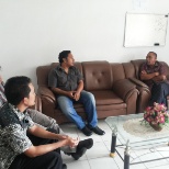 Meeting up with Head Office of Dinas P2KI.