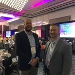 Mark Raymond (Area Director) & Anthony Leone (Sr. Area Director) getting inducted into 40 under 40