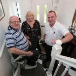 Acorn Stairlifts allowed us to stay in the house we love