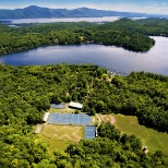 Camp Walden from the air.,