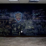 Our Chalk Wall