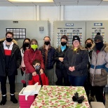 Wastewater Treatment Facility tour for students from Grand Valley State University