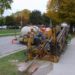 Using a bore rig for horizontal directional drilling