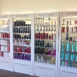 salon product wall