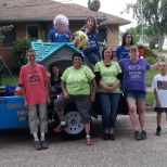 We are active in our community events, we love a parade!