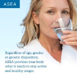 ASEA provides your body what it needs to stay active and healthy longer.