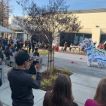 employees celebrating Lunar New Year