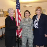 SEEK Careers/Staffing receiving Veterans Service Award.