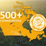 You'll find Co-op stores in over 500 communities across Western Canada.