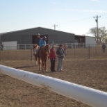 Volunteer work at a Therapeutic Ranch in Denton.