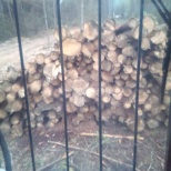 Stacking wood