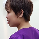 Hair cut for my colleague