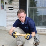 Technician looking at Termite Station