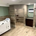 New Shower Area