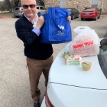 Morningside employee, Randy Stevens, volunteers with Meals on Wheels!