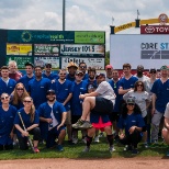 CSG annual softball game between PA and NJ offices.