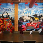 Conference room mural at Abstrakt