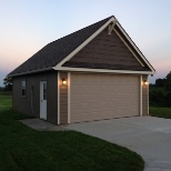 Built on Site 2 car garage