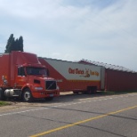 One of the rural warehouse that Truck drivers unload at by hand.