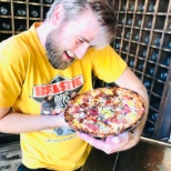 Employee created monthly pizza