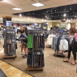 Customers shopping during summer orientation.