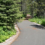 Walking path surrounding North Valley Hospital