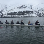 Novice boat going out for their first row of the season.