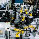 MetalQuest's cell of Fanuc robots in Hebron, NE.