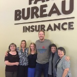 Barrett Baber stopped by our office to pay his car insurance.