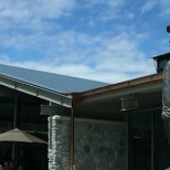 Sir Edmund Hillary Statue at the Hermitage Hotel