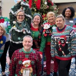 Who wore it best/worst? The wearers of Ugly Sweaters at ECH are downright cute.