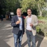 Our SSC Summer Social - CEO, Onur & PVC Director Will enjoying an ice cream at the event! 