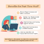 Check out our benefits for part time staff members!