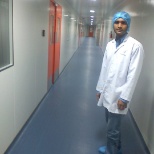 its me, while entering the lab for work...