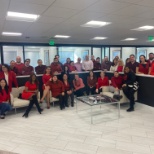 Our Florham Park team wearing RED on Valentine's Day supporting Heart Month!