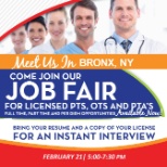 Calling all Physical and occupational therapists!
 
Meet us in our Bronx, NY on February, 21, 2019