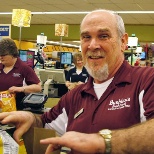 Buehler's baggers carefully pack groceries for our customers.