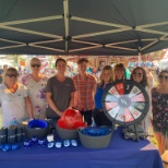 Sponsor table at Manasquan's Firemen's Fair