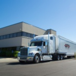 Truck at MTS headquarters in Byron Center, MI.