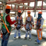 Corrective action on work at height precutions