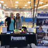 Staff from our Eldon, MO office ready to meet job seekers at a job fair.