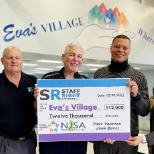 SR Donation to Eva's Village