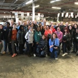 BRAVO! team members provided help at the Community Food Bank of New Jersey for the holidays.