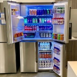 Fully stocked fridge for our agents!