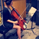 Session cello recording