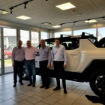 Cappellino Buick GMC delivering the 1st ever all electric Hummer!