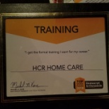 HCR was given a Special Training Award from the Democrat and Chronicle in 2018!