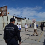 La foto fue tomada en una penintenciaria, donde se realizaron campeonatos para fortalecer el deporte